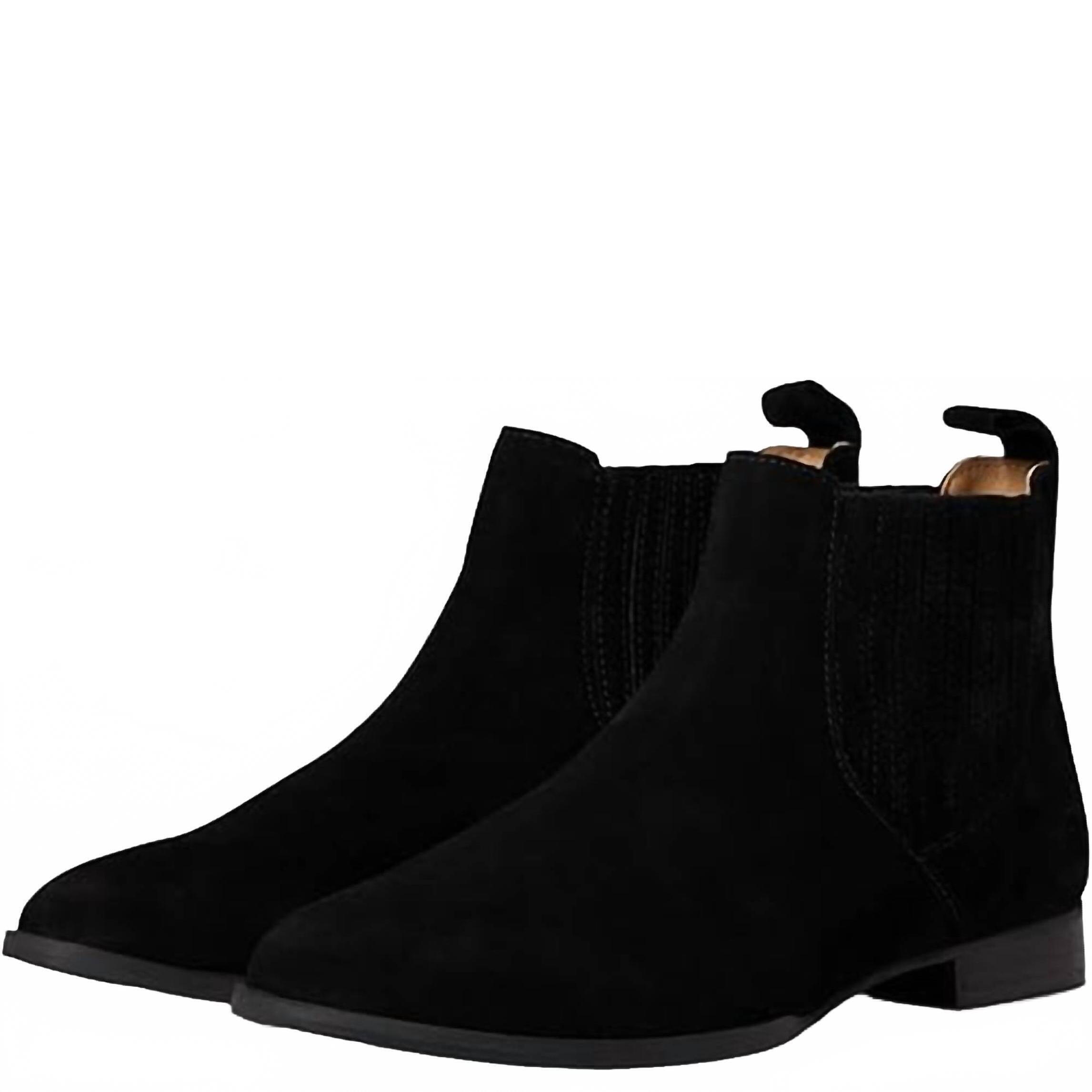 New Jack Rogers Women's Pippa Suede Chelsea Boots In Black
